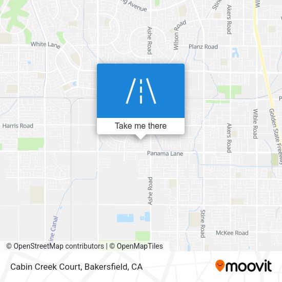 Cabin Creek Court map