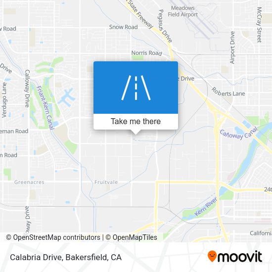 Calabria Drive map