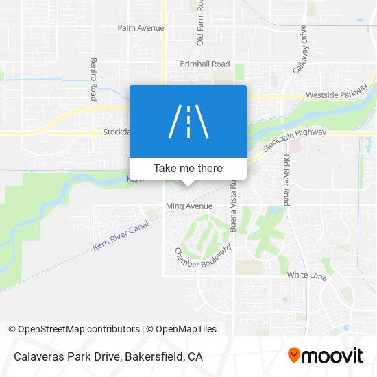 Calaveras Park Drive map