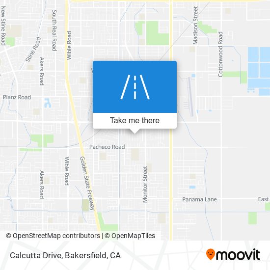 Calcutta Drive map