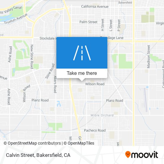 Calvin Street map