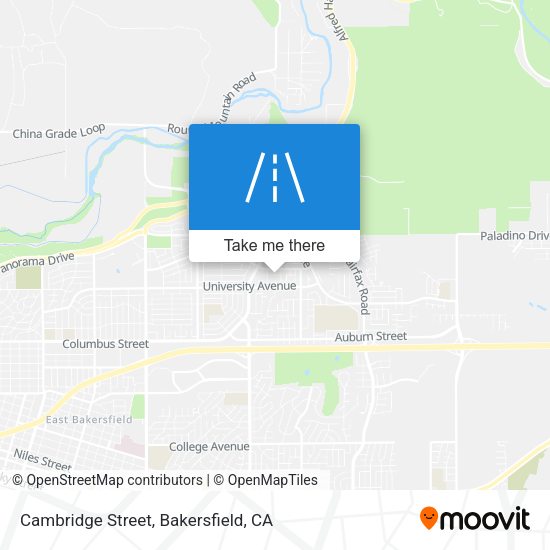 Cambridge Street map