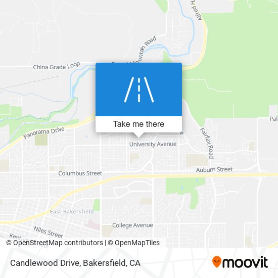 Candlewood Drive map