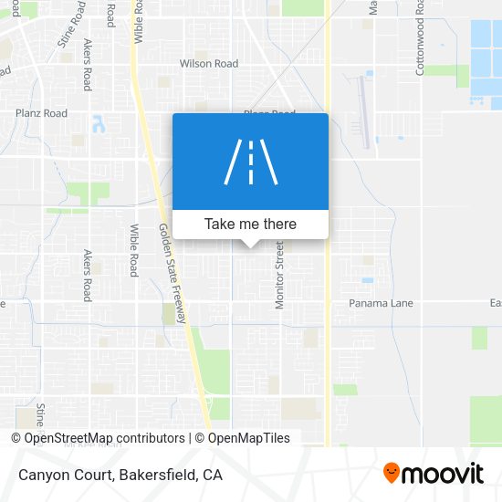 Canyon Court map