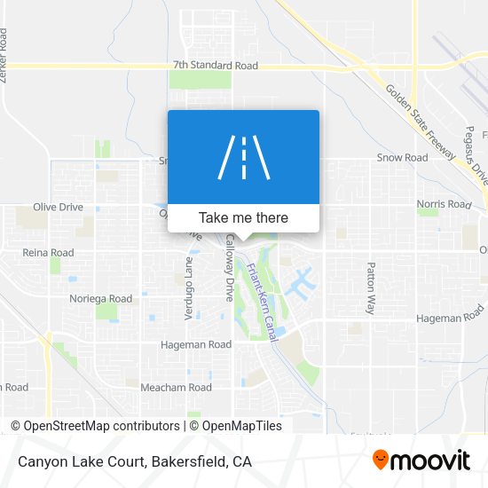 Canyon Lake Court map