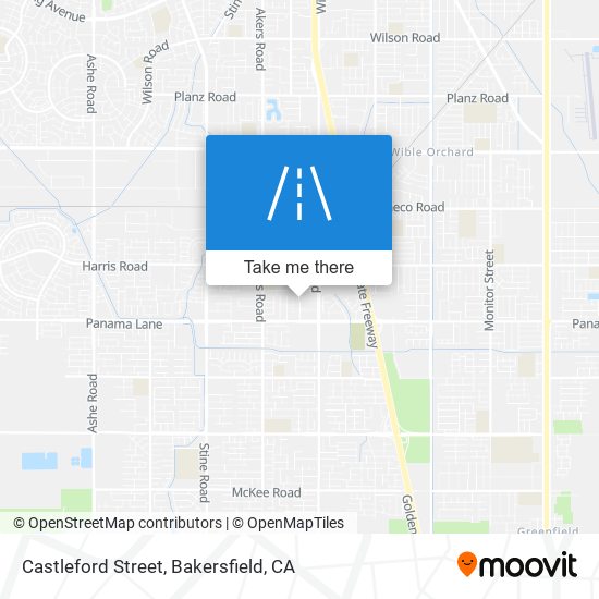 Mapa de Castleford Street