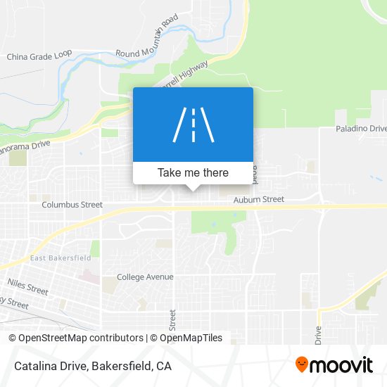 Catalina Drive map