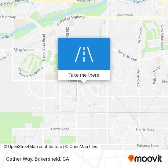 Cather Way map