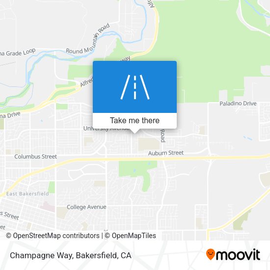 Mapa de Champagne Way
