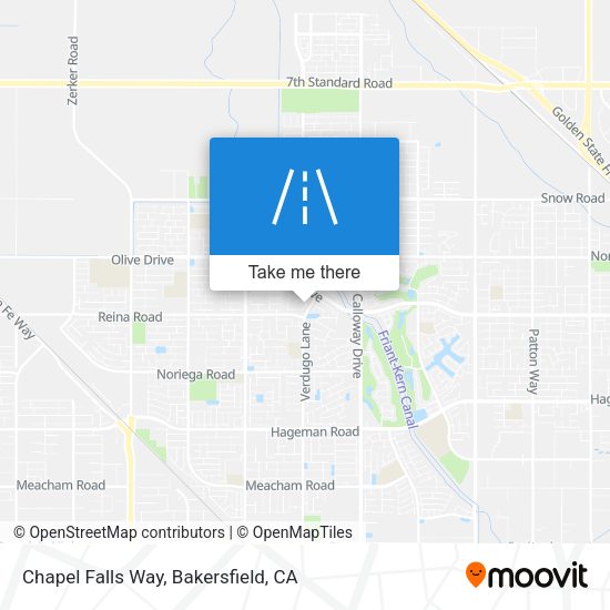 Chapel Falls Way map