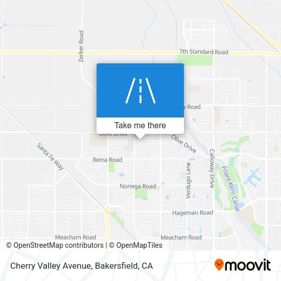 Cherry Valley Avenue map