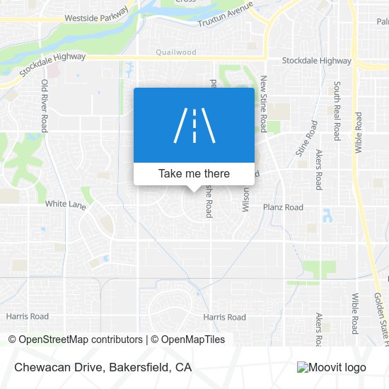 Chewacan Drive map