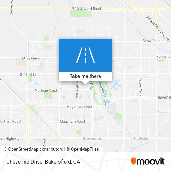 Cheyenne Drive map