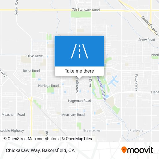 Mapa de Chickasaw Way