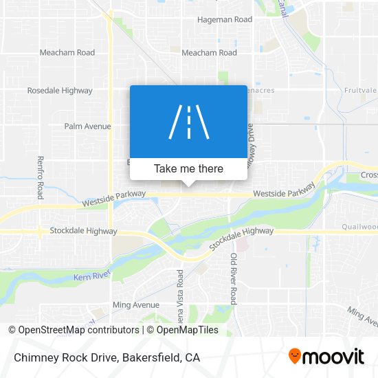 Chimney Rock Drive map