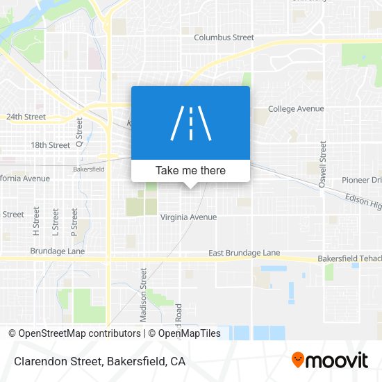 Mapa de Clarendon Street
