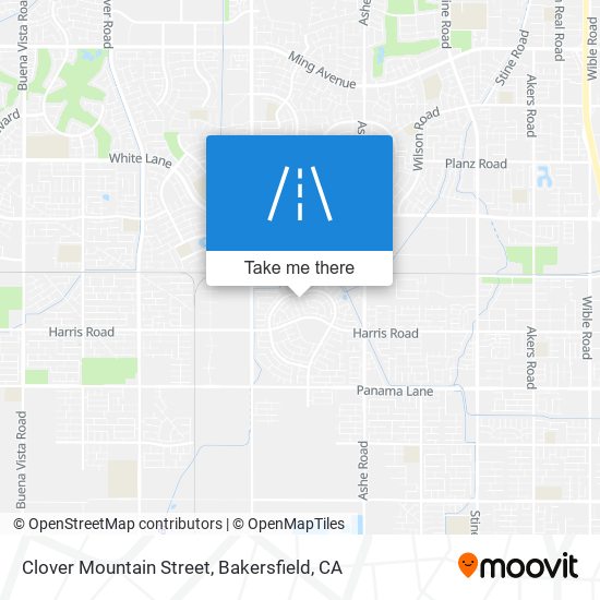 Clover Mountain Street map
