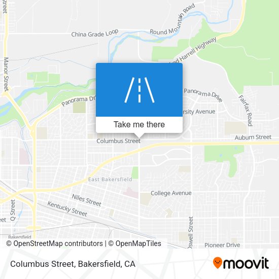 Columbus Street map