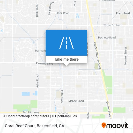 Coral Reef Court map