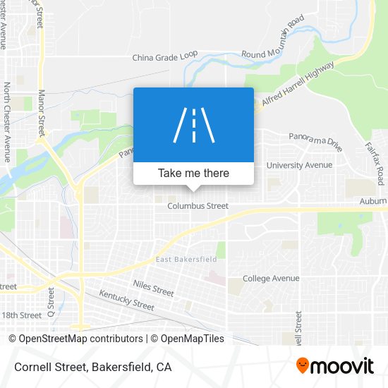 Cornell Street map