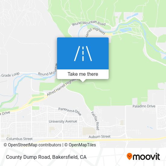County Dump Road map