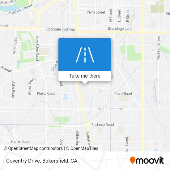 Coventry Drive map