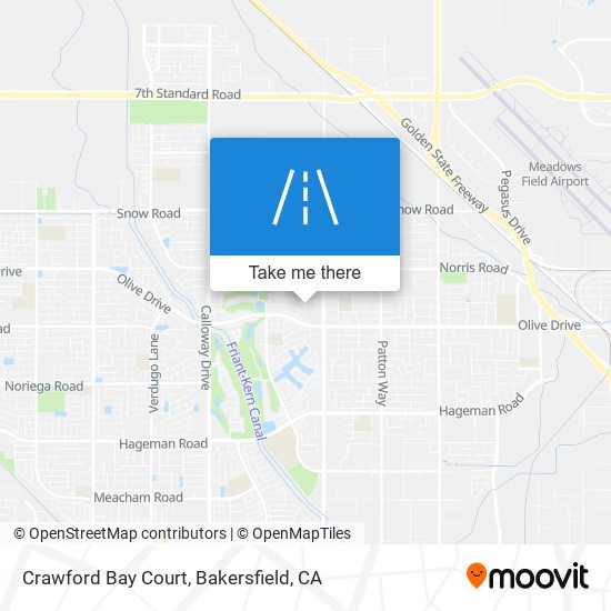 Crawford Bay Court map