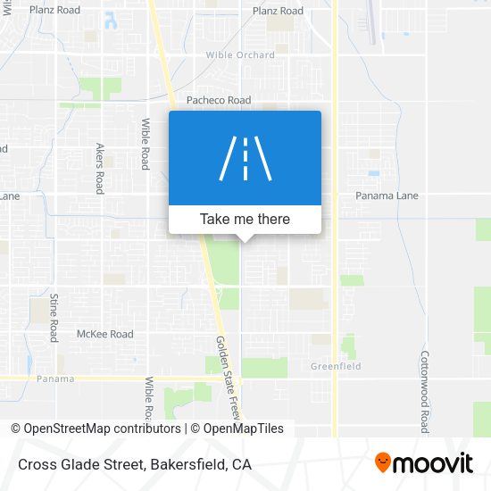 Mapa de Cross Glade Street