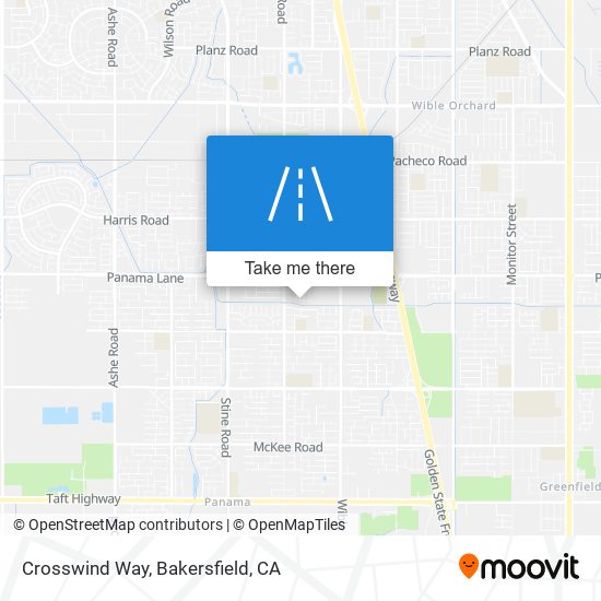 Mapa de Crosswind Way