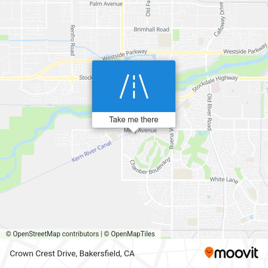 Crown Crest Drive map