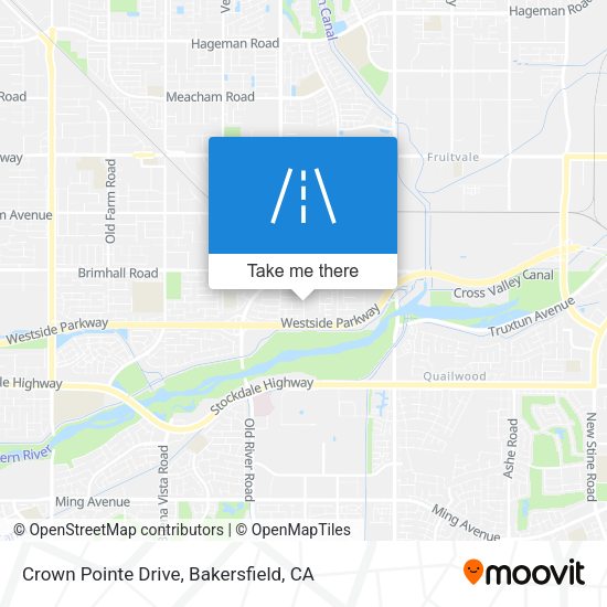 Mapa de Crown Pointe Drive