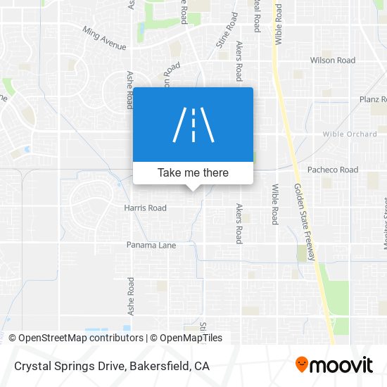 Crystal Springs Drive map