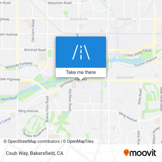 Csub Way map