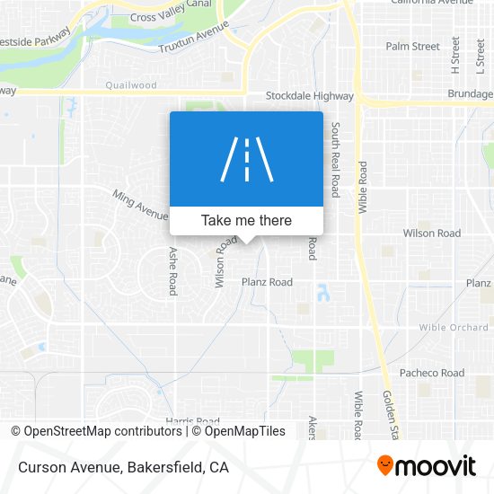 Curson Avenue map