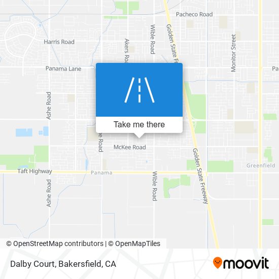 Dalby Court map