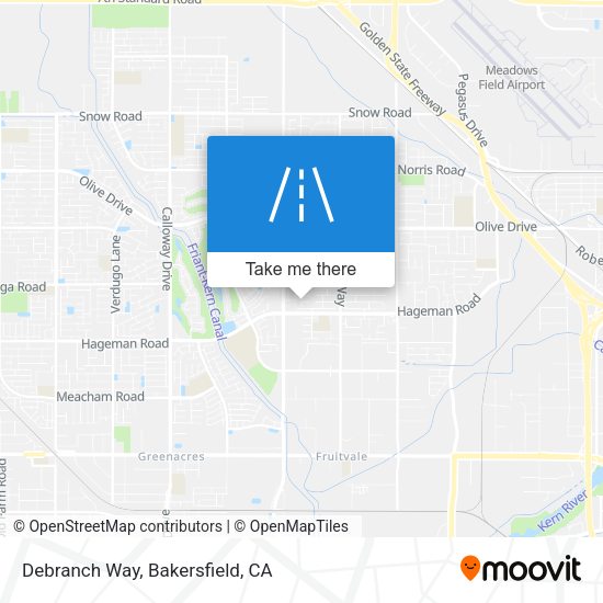 Mapa de Debranch Way