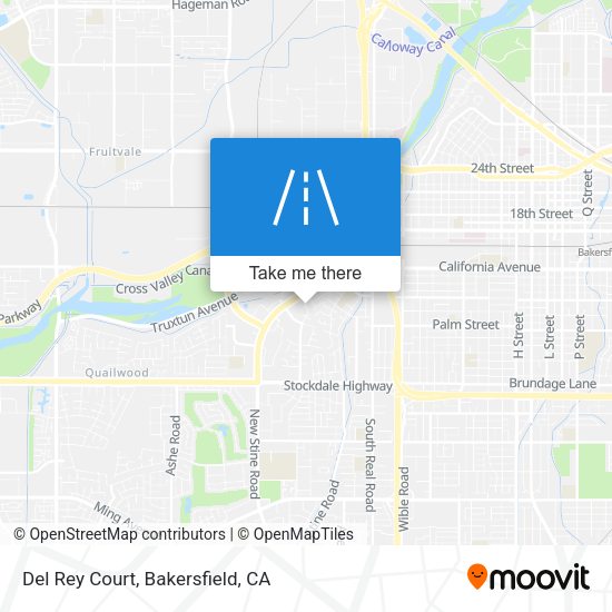 Del Rey Court map