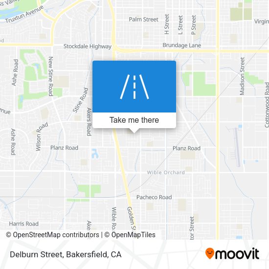 Mapa de Delburn Street