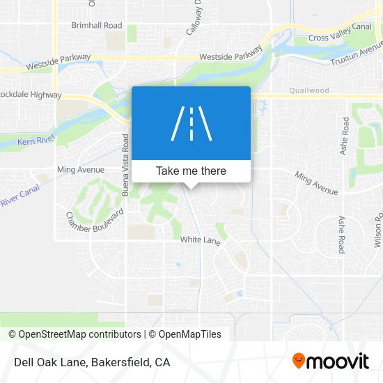 Mapa de Dell Oak Lane