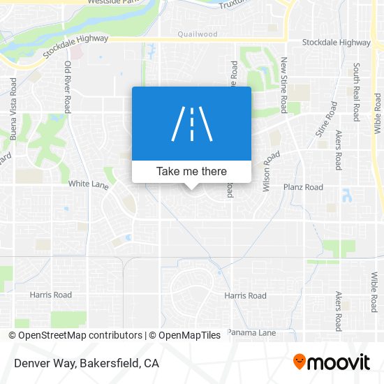 Denver Way map