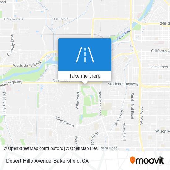 Mapa de Desert Hills Avenue