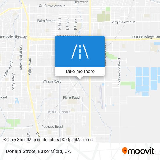 Mapa de Donald Street