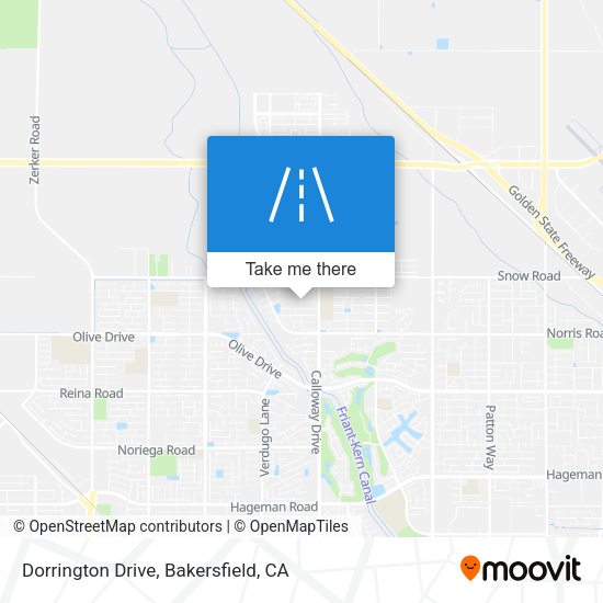 Dorrington Drive map