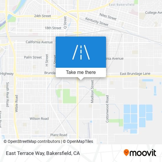 East Terrace Way map