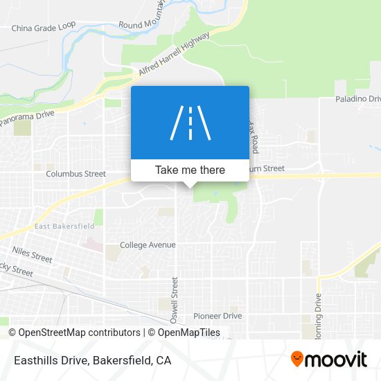 Mapa de Easthills Drive