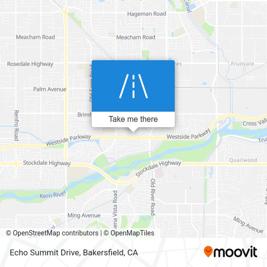 Echo Summit Drive map