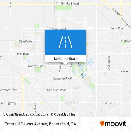 Emerald Downs Avenue map