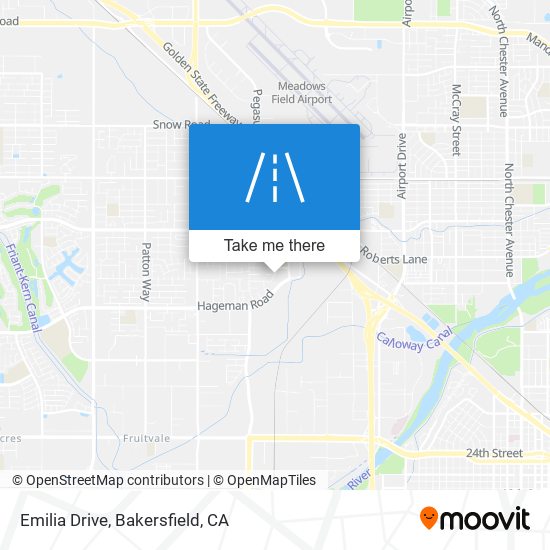 Emilia Drive map