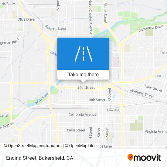 Encina Street map