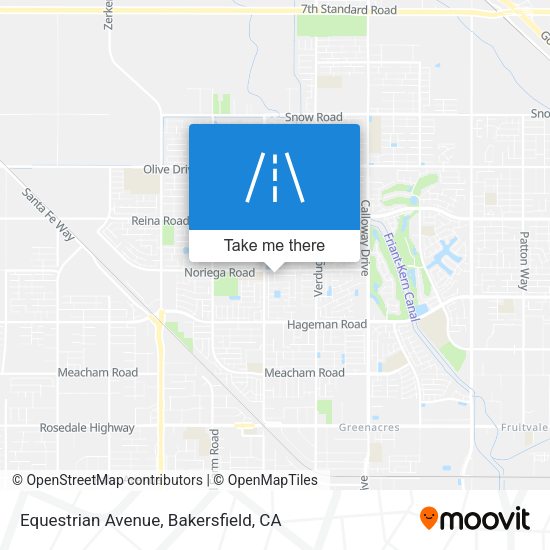 Equestrian Avenue map